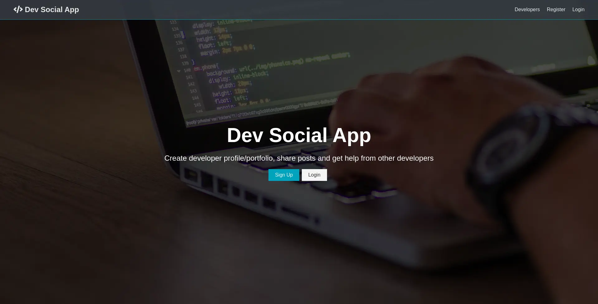 Dev Social App
