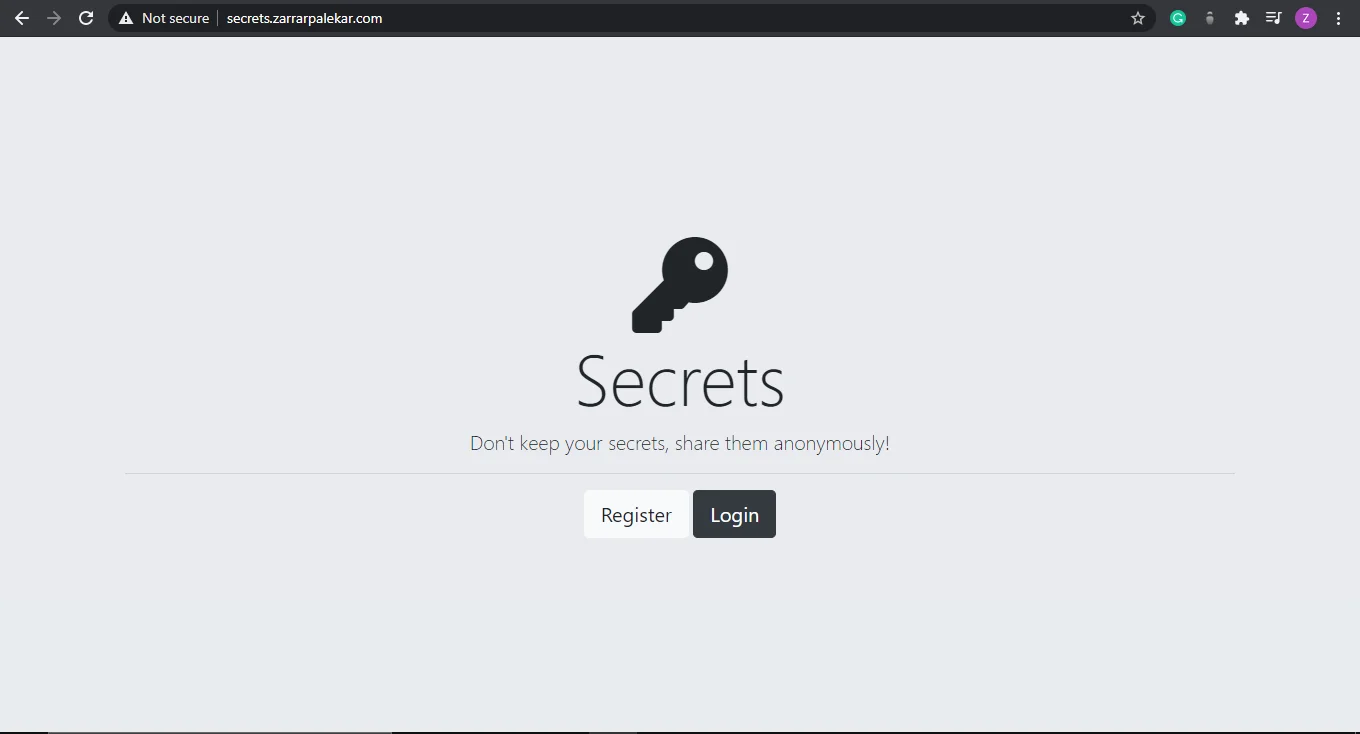 Secrets App