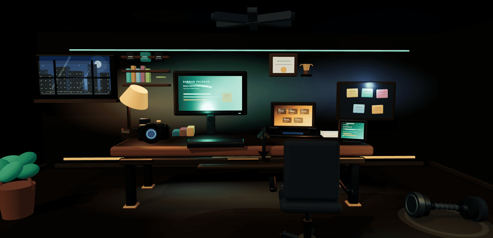 3D Portfolio Website